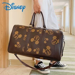 Disney-bolso de hombro de Mickey Mouse para mujer y hombre, bandolera de Minnie, bolso de viaje, bolsos de mano de alta capacidad