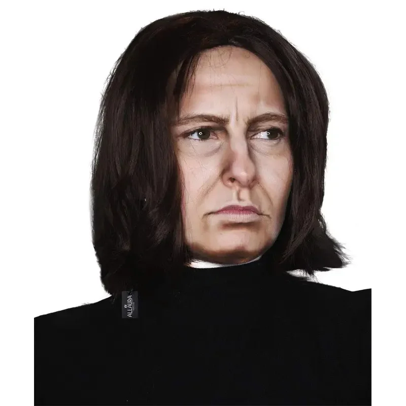 Костюм Волшебника Professor Severus, парик, длинные мужские парики, Майкл Винсент, Джексон Вега для костюма, мужской черный парик, костюмы на Хэллоуин