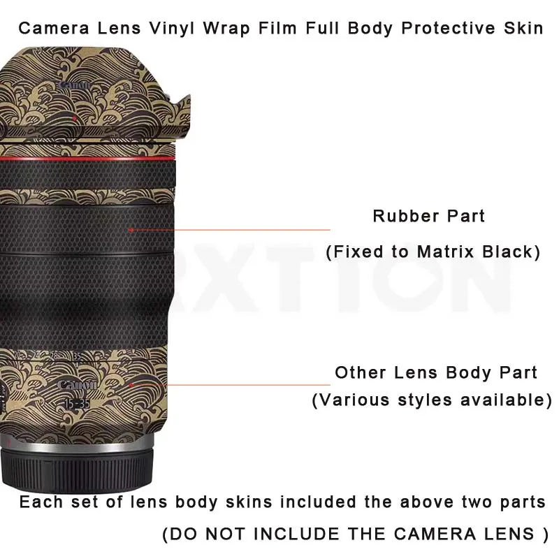 RF 15-35 2.8 Camera Decal Skin 3M Vinyl Wrap Film Lens Body Protective Sticker Protector Coat for Canon RF 15-35mm F2.8 L IS USM