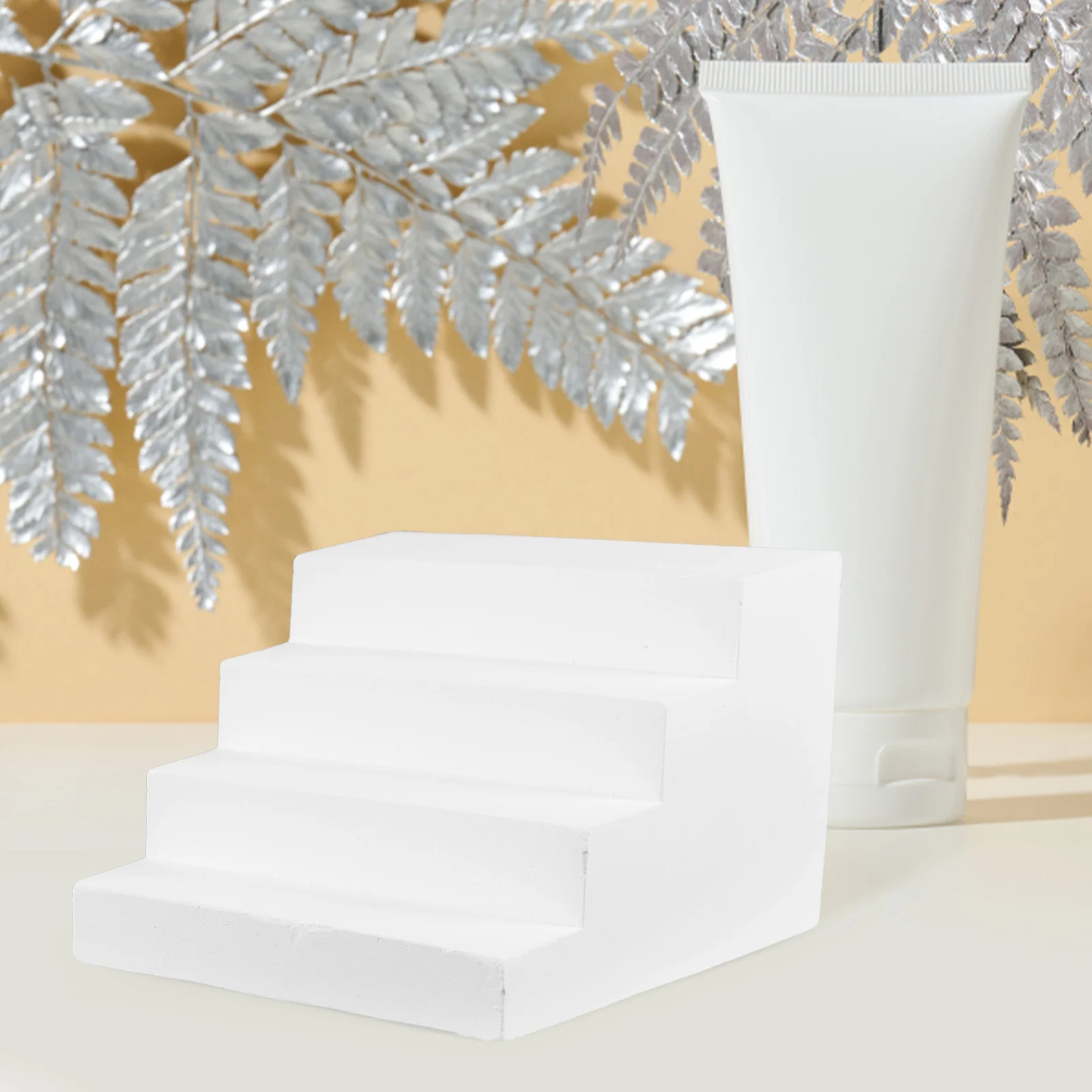 

Miniature Gypsum Ladder Small Creative Desktop Ornament Photo Prop Ladder Crafts Solid Gypsum Craft Home Decoration Garden Art