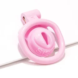 Sissy Male Chastity Cage Bdsm Chastity Device Penis Ring 정조대 Cock Cage Penis Lock Innie/Micro Pink Chastity Belt Gay Sex Toys18+