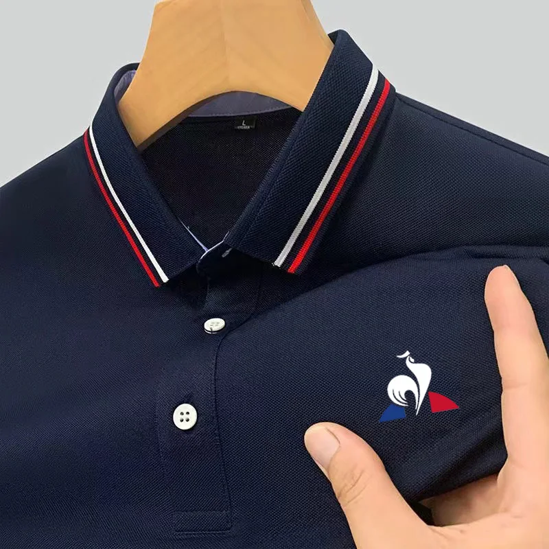 

T-shirt estiva da uomo di marca, polo da lavoro da uomo di qualità di marca di tendenza di moda di strada