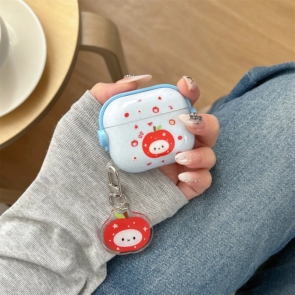 

Cute Miffy Rabbit Apple Earphone Case with Charm Shockproof Cover Silicone Cover for Airpods 4 3 2 Pro 3 Pro2 Headphone Cases