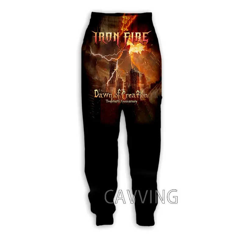 Nieuwe Mode Ijzeren Vuurband 3d Geprint Casual Broek Sport Joggingbroek Joggingbroek Joggingbroek