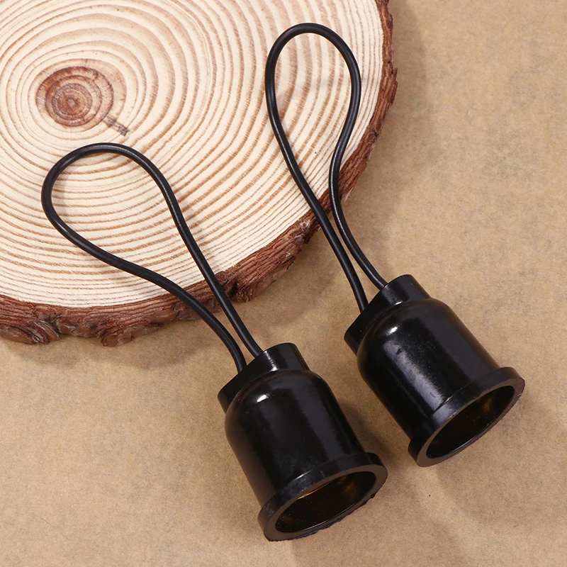 Portalámparas impermeable E27, Base de portalámparas con cable, montaje exterior, Base de portalámparas E27, 2 uds.