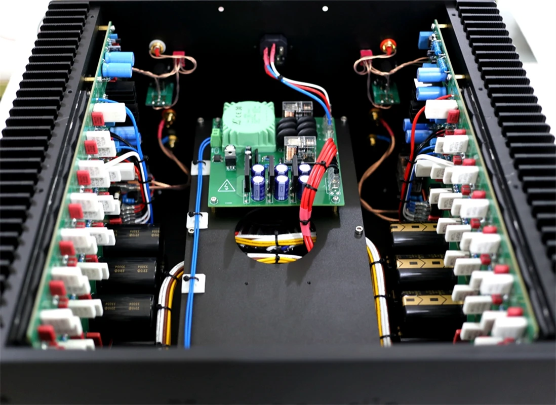 MASTER ثنائي القناة فئة أ Post Power Amplifier A9.4، دائرة تضخيم الطاقة X-Amp متناظرة بالكامل 100W/8Ω/200W/4Ω