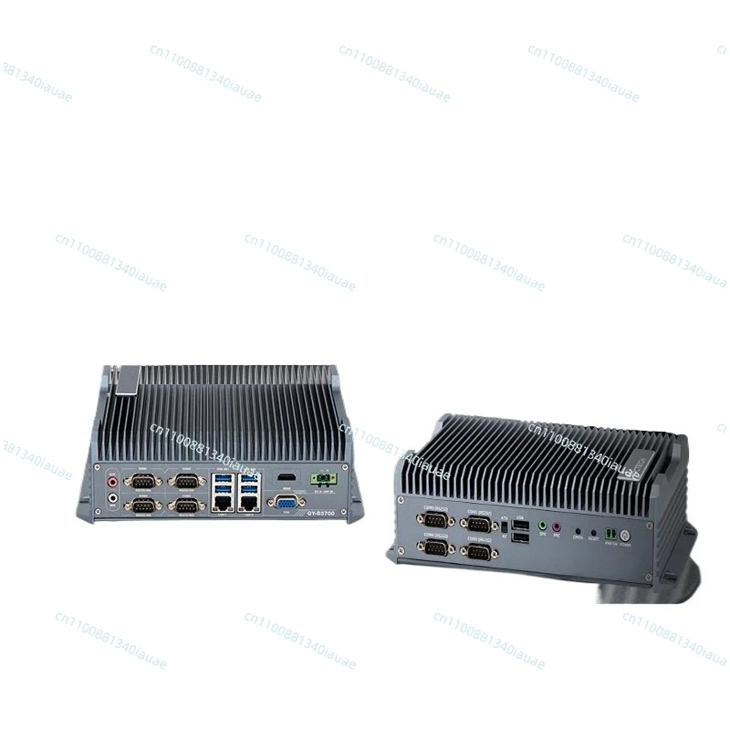 Embedded Industrial Host Computer, Multi-gigabit Network Port, Multi-serial Port Expandable, Fanless Cooling