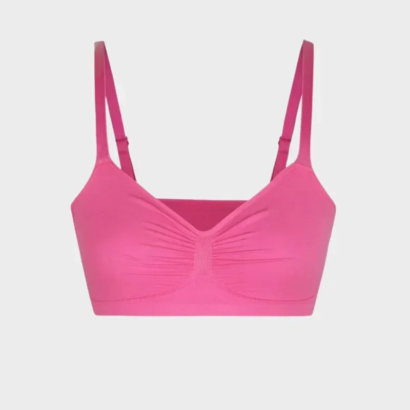 New tight yoga bra women\'s suspender European and American sports bra quick drying running yoga suit fitness top