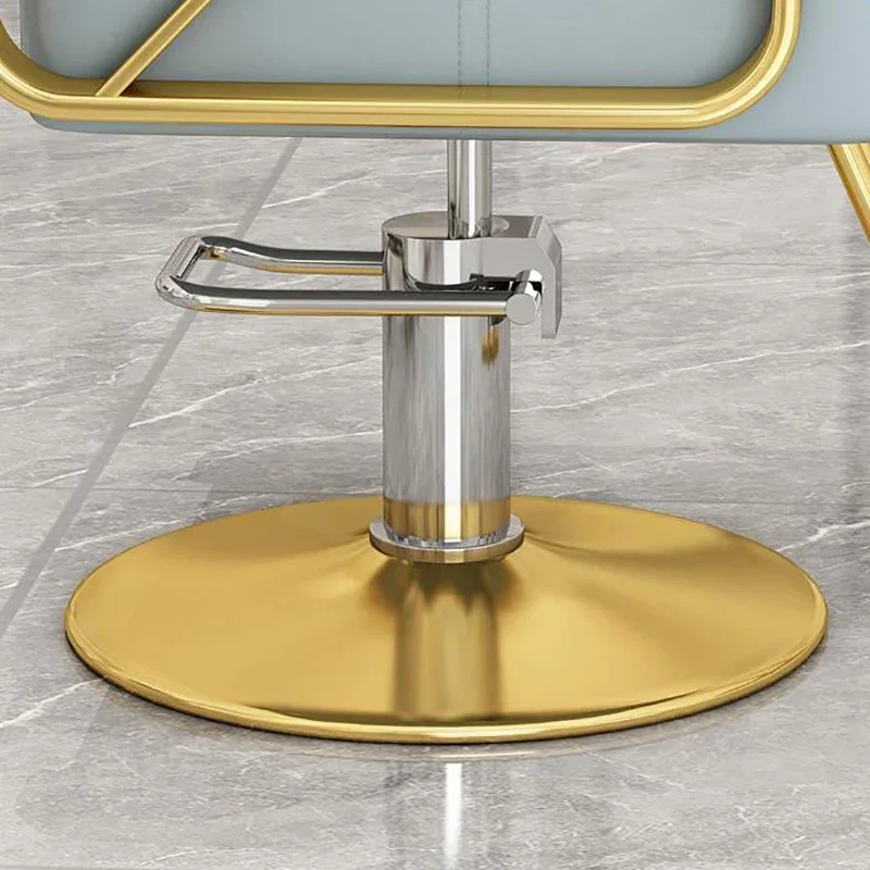 كرسي حلاق حديث فاخر للرجال كرسي كلاسيكي دوار احترافي للتجميل مريح أثاث صالون Sillas Para Barberia