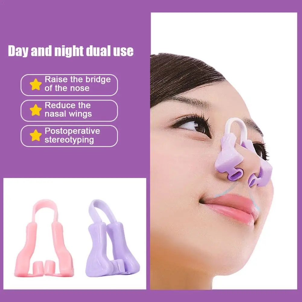 

Nose Shaper Clip Nose Lifting Shaper Silicone Nose Slimmer Shaping Bridge Hurt Nose Straightener Beauty Tools