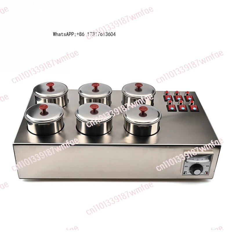 New Upgrade Optical Shop Processing Equipment TR-6 Six Cylinder Dyeing Machine Temperature Control Dyeing Cylinder Water
