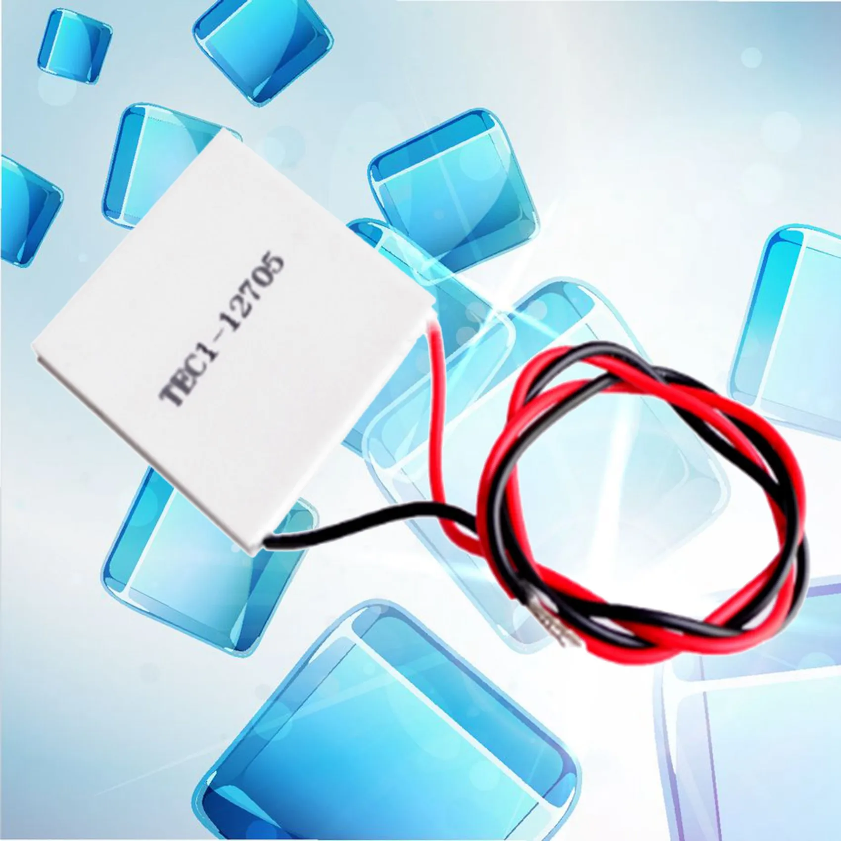 TEC1-12705 Термоэлектрический охладитель Пельтье 40X40 мм TEC12705 Модуль элементов Пельтье для радиатора охладителя