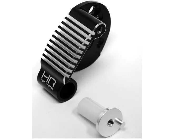 Hot Racing ERV1801 Black Alum Heat Sink Motor Mount Plate Rep TRA5660/5661 for 1/10 TRA E-Revo/Summit