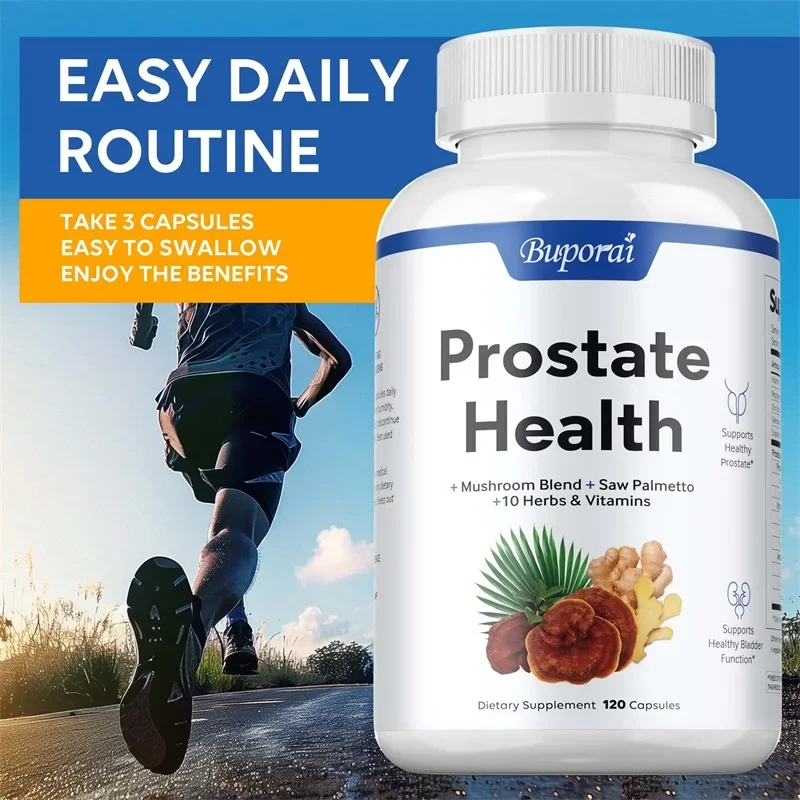 

Prostate Health - Reduce Nighttime Bathroom Visits, Relieve Bladder and Urinary Tract Problems, Improve PerformanceCapsule