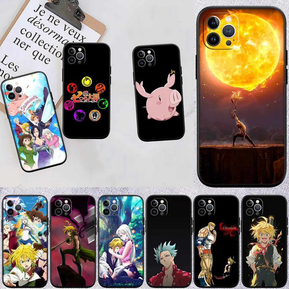 Capa de Telefone Soft Shell VY80 S-Seven D-Deadly Sin para Xiaomi Poco M4 M5 M6 M7 X3 X6 X7 F8 Ultra Pro GT NFC