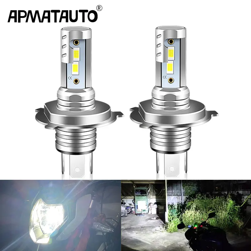 H4 LED Motocycle Headlight Bulbs For BMW F650GS Dakar G450X G650X Challenge Country Moto HP2 Enduro Megamoto R1150R Roadster