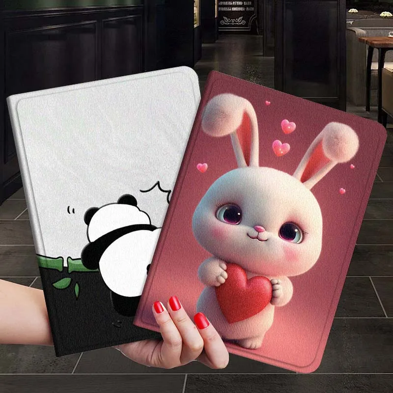 

Panda Rabbit Cartoon Cute For Xiaoxin Lenovo Tab P12 Extreme Legion Y900 Idea Pro GT 12.1 2025 Foldable Tablet Case Gift
