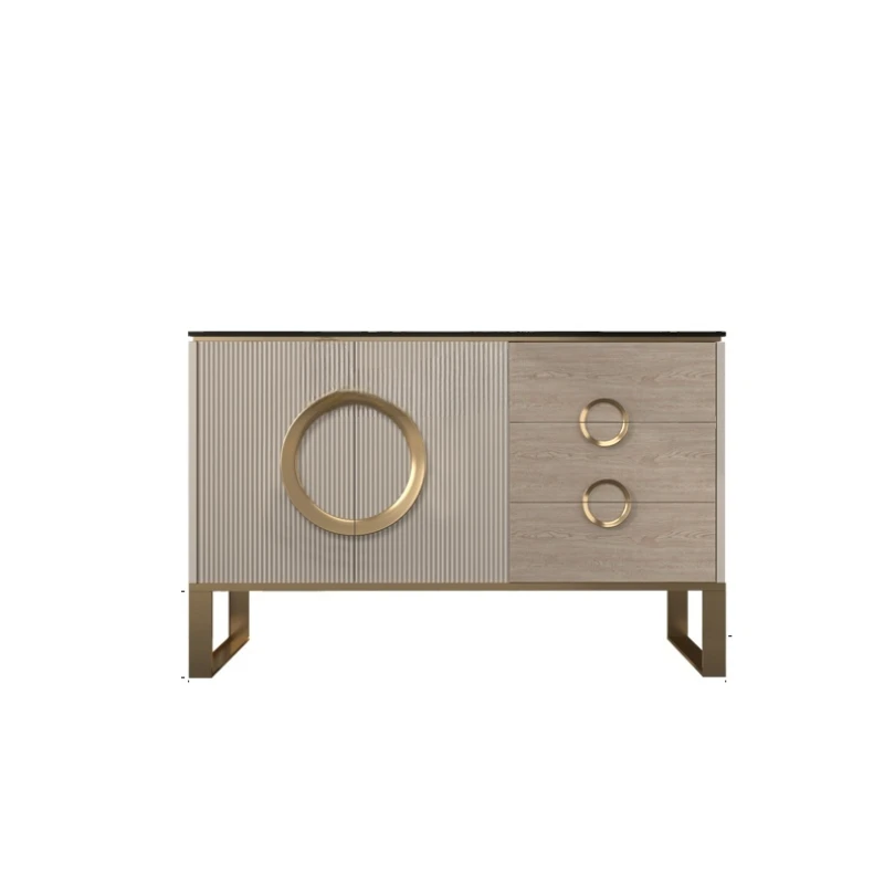 

Affordable Luxury Style Entrance Cabinet Modern Minimalist Italian Storage Cabinet Locker Sideboard Cabinet