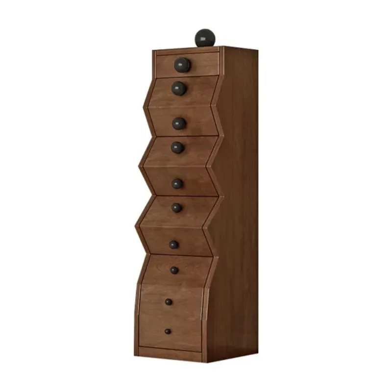

Medieval design storage rack Nordic medieval solid wood chest of drawers