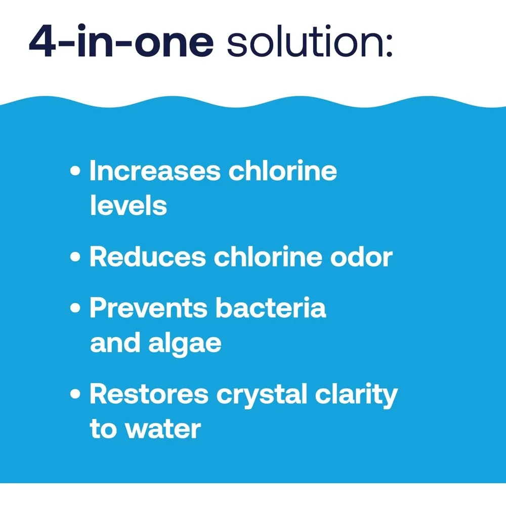 52037R Pool Care Shock Advanced, chimico per piscina - Formula Cal Hypo, previene batteri e alghe