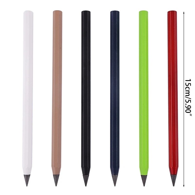 ioio Kim loại Inkless Pen Nhôm Bút chì vĩnh cửu Bút xóa được Bút chì vĩnh cửu