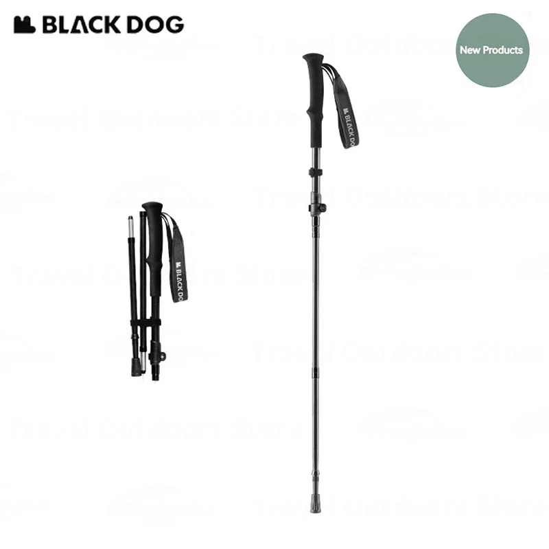 

Naturehike BLACKDOG Outdoor Carbon Fiber Alpenstock Ultralight Foldable 3-sections Trekking Pole Adjustable Hiking Walking Stick