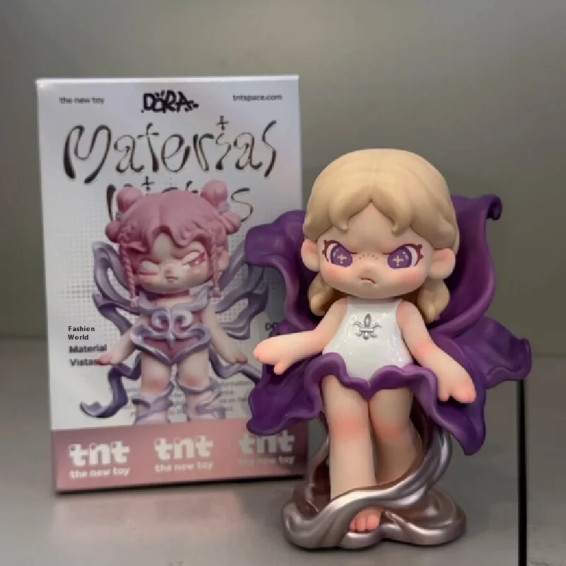 Dora Material Vistas Series Blind Box Mystery Box Toys Pvc Cute Action Anime Figure Kawaii Desktop Collect Model Birthday Gifts