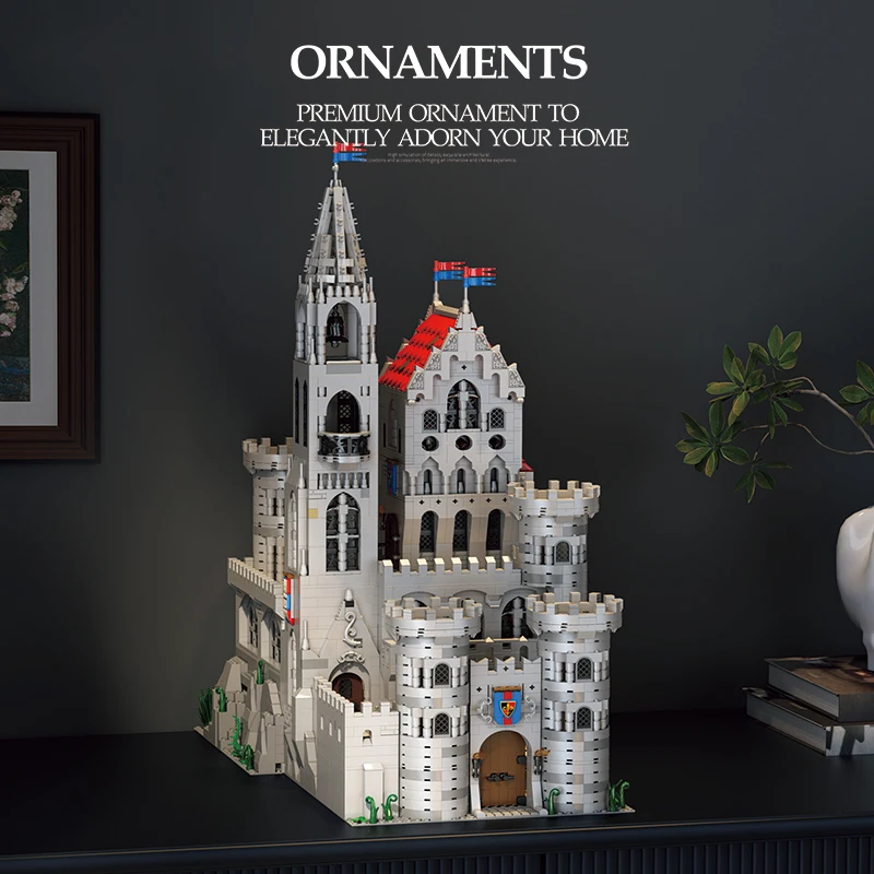 Ensemble de blocs de construction de la série Street View, 3999 pièces, assemblage de maison de château de modèle de construction à monter soi-même, cadeau d'anniversaire pour enfants et adultes