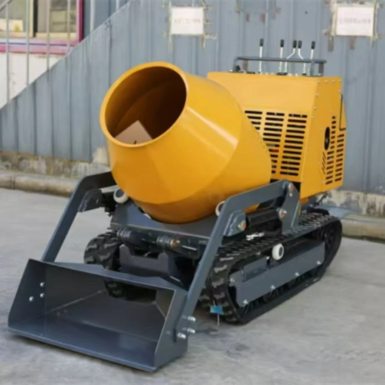 Customized Mini Self Loading Crawler Tracked Dumper Cement Concrete Mixer Mortar Mixing Machine Cement Mixer with Factory Price