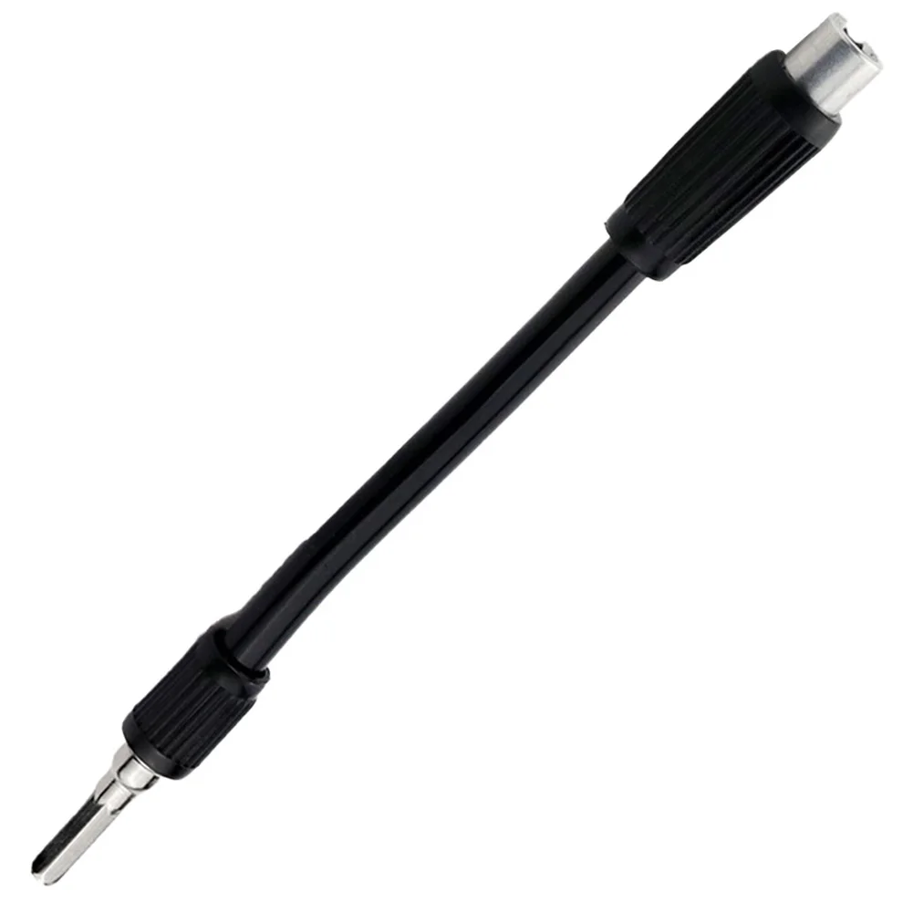360° Flexible Magnetic Screwdriver Bit Extension Bendable Drill Shaft For Tight Spaces Dual-Direction Metal Connecting Rod