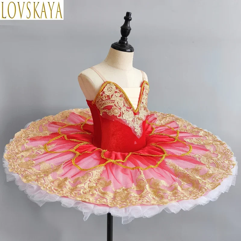 New Professional Ballet Girl's Pancake Performance Children's Ballet Girl's Dress