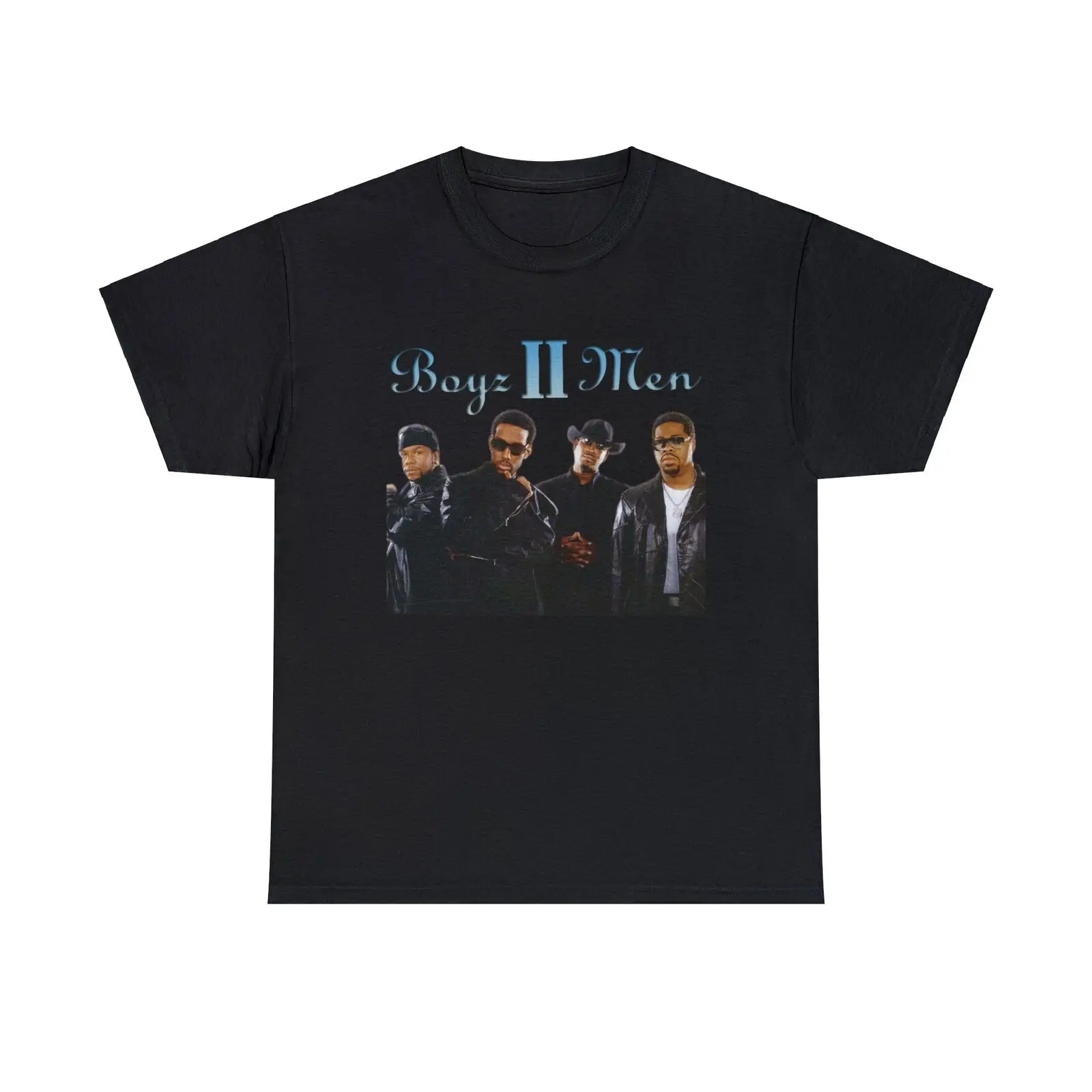 Boys II Men Heavy Cotton Tee, Nathan Morris, Shawn Stockman, Wanyá Morris