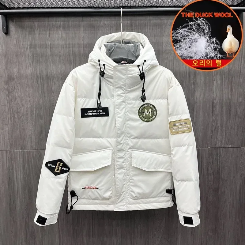 High quality Down Jacket Men's Golf Jackets Waistcoat fashion Winter Thicken Warm hooded Men Golf Coat duck feather golf wear