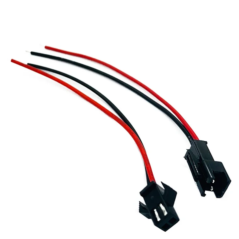 Cables SM de 10 piezas, espaciado de cables 2P, 2,54 MM, longitud de bus macho 20CM, 22AWG