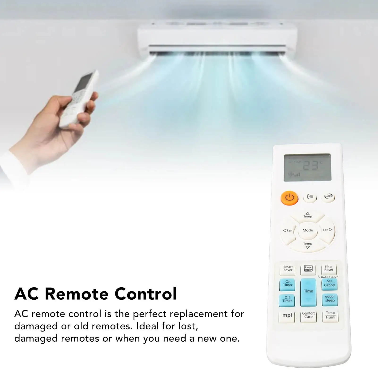 ARH 2201 AC Remote Control for DB93 06335E & ARC 3000 - Sensitive Buttons Air Conditioner Replacement