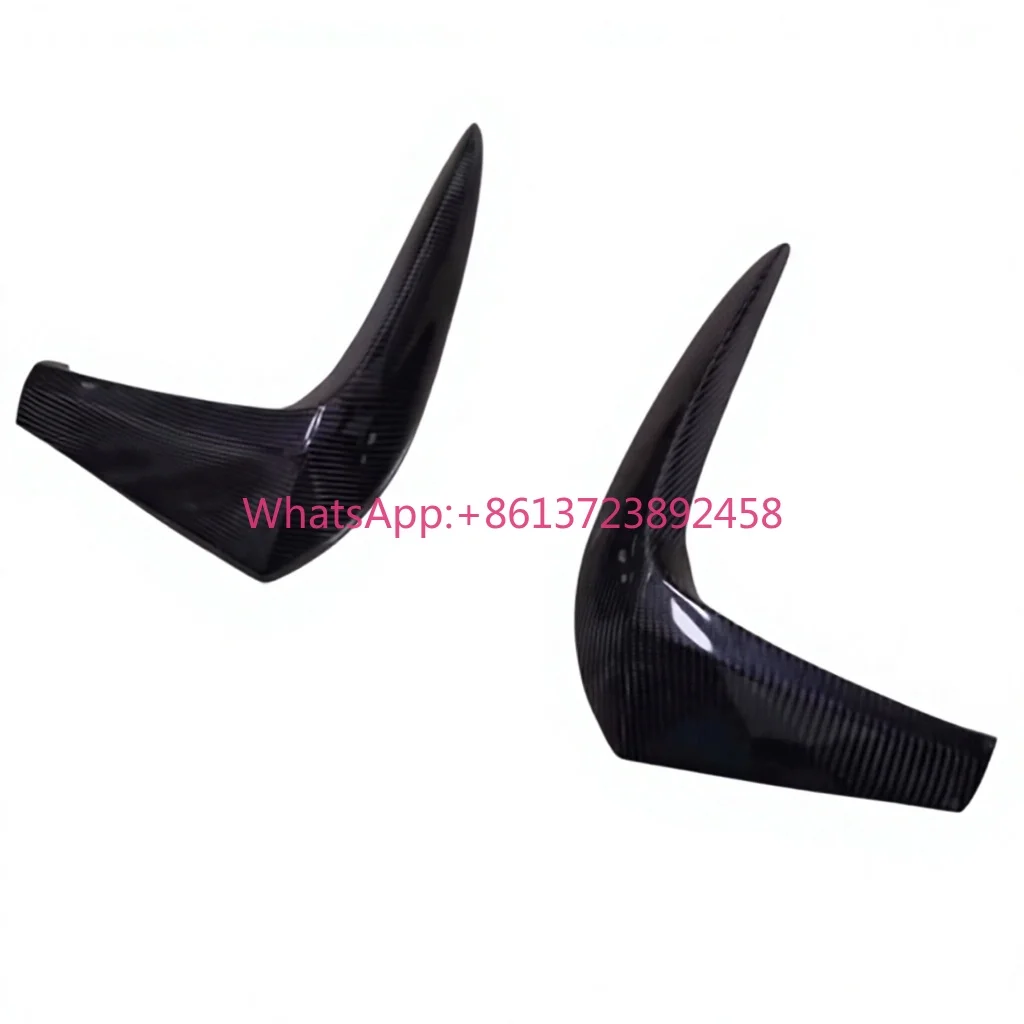 For VW Golf 7.5 MK7.5 GTI Carbon Fiber Knife Canards Spliter Diffuser Spoiler Bodykit