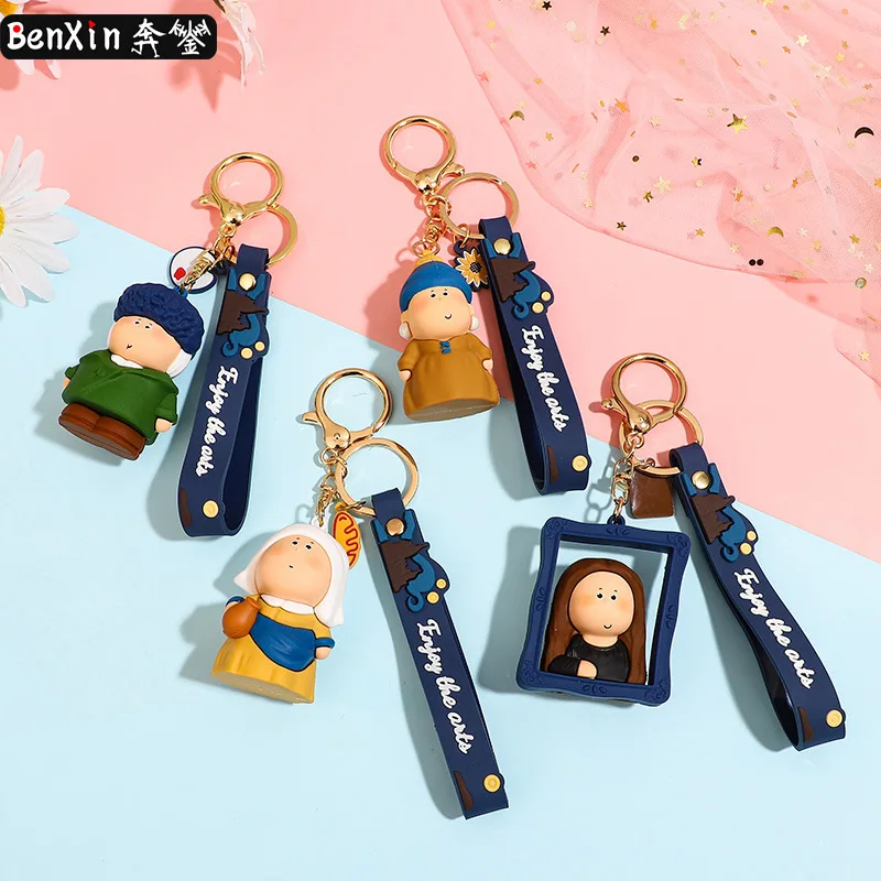 Серьги Miniso Moon Half Artist Pearl, брелок Mona Sasa для девочек, изысканный кулон для школьной сумки