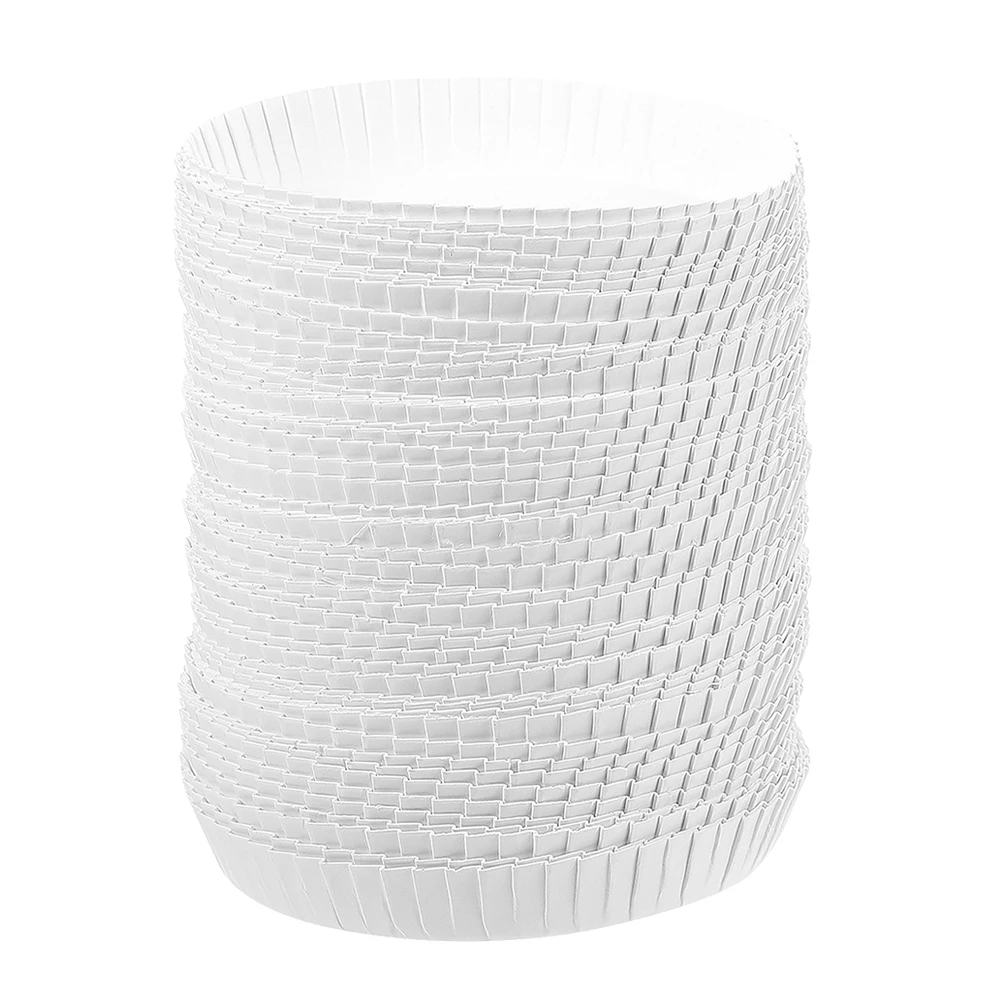 

100 Pcs Disposable Paper Cup Lid Drinking Lids Cups Covers Replacement KTV Drinks Hot