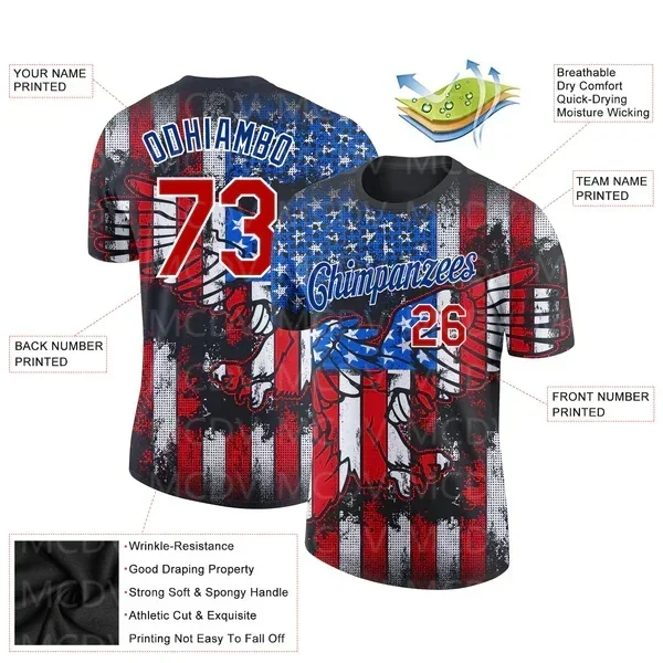 Custom Camo Olive-Or 3D American Flag Fashion Performance Salute To Service3D Printed T shirts Unisex Summer Sports Tops Tees