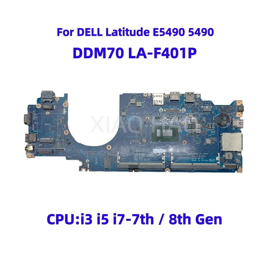 placa-base-ddm70-la-f401p-para-ordenador-portatil-dell-latitude-e5490-5490-con-cpu-i3-i5-i7-7th-8th-ddr4-uma-cn-09f5rw-cn-0m71fv