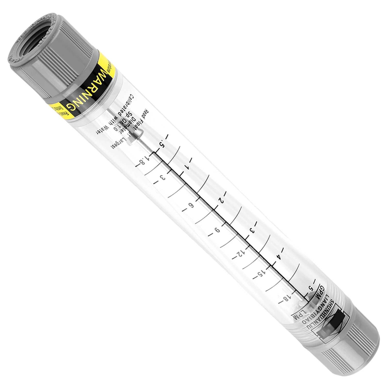 Liquid Flowmeter Tube  Meter Tube Type  Meter for Liquid Pipeline Flowmeter 0.5‑5 GPM / 1.8‑18 LPM Water  Meter