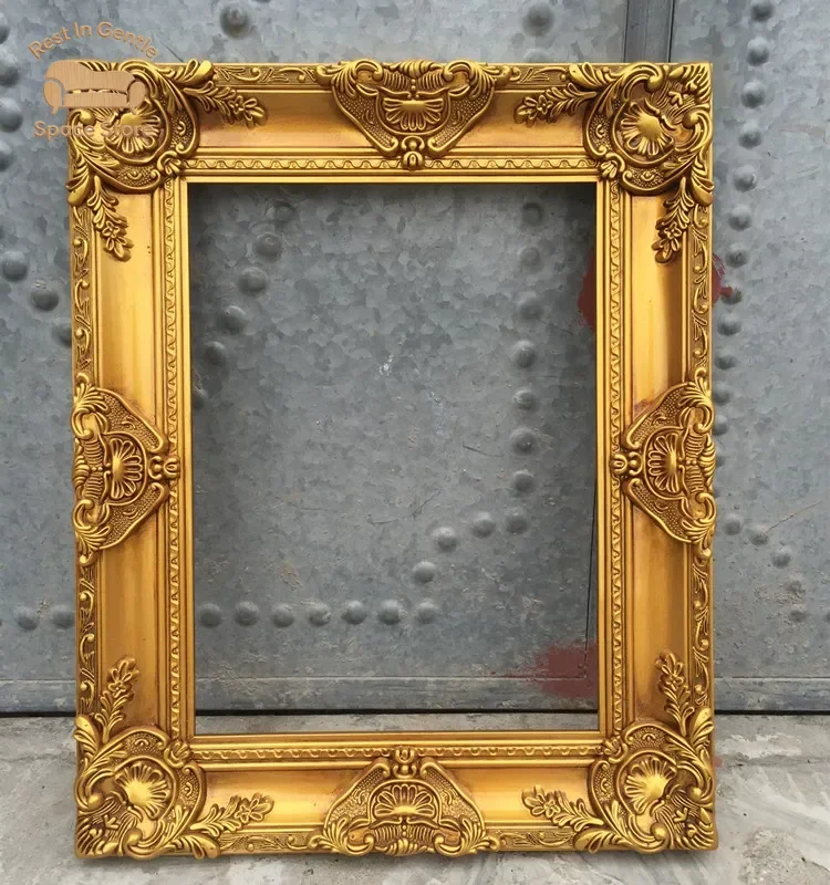 Decorative Wedding Wooden Photo Frame Picture Frame ,Wall-Mounted Oil Painting Frame