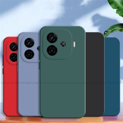For Vivo IQOO Z9 Case For Vivo IQOO Z9 5G Global Cover Shockproof Liquid Silicone Luxury TPU Phone Back Cover For Vivo IQOO Z9