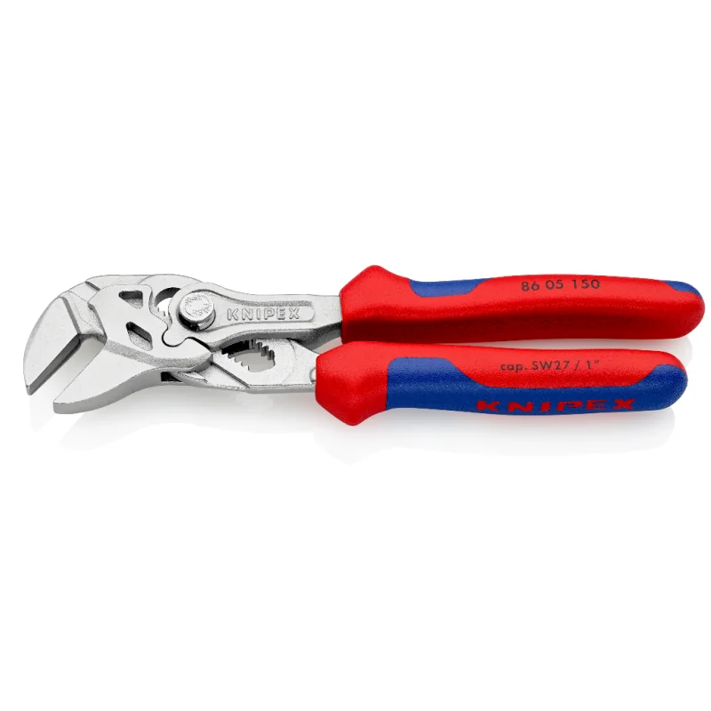 KNIPEX 86 05 150 6-inch Mini Pliers Wrench Ergonomic Grip  High Lever Transmission Plier Multifunction Holding Pressing Bending