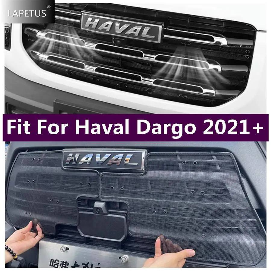 

Front Grille Insert Insect-Proof Net Screening Mesh Water Tank Engine Protection Fit For Haval Dargo 2021 2022 Accessories