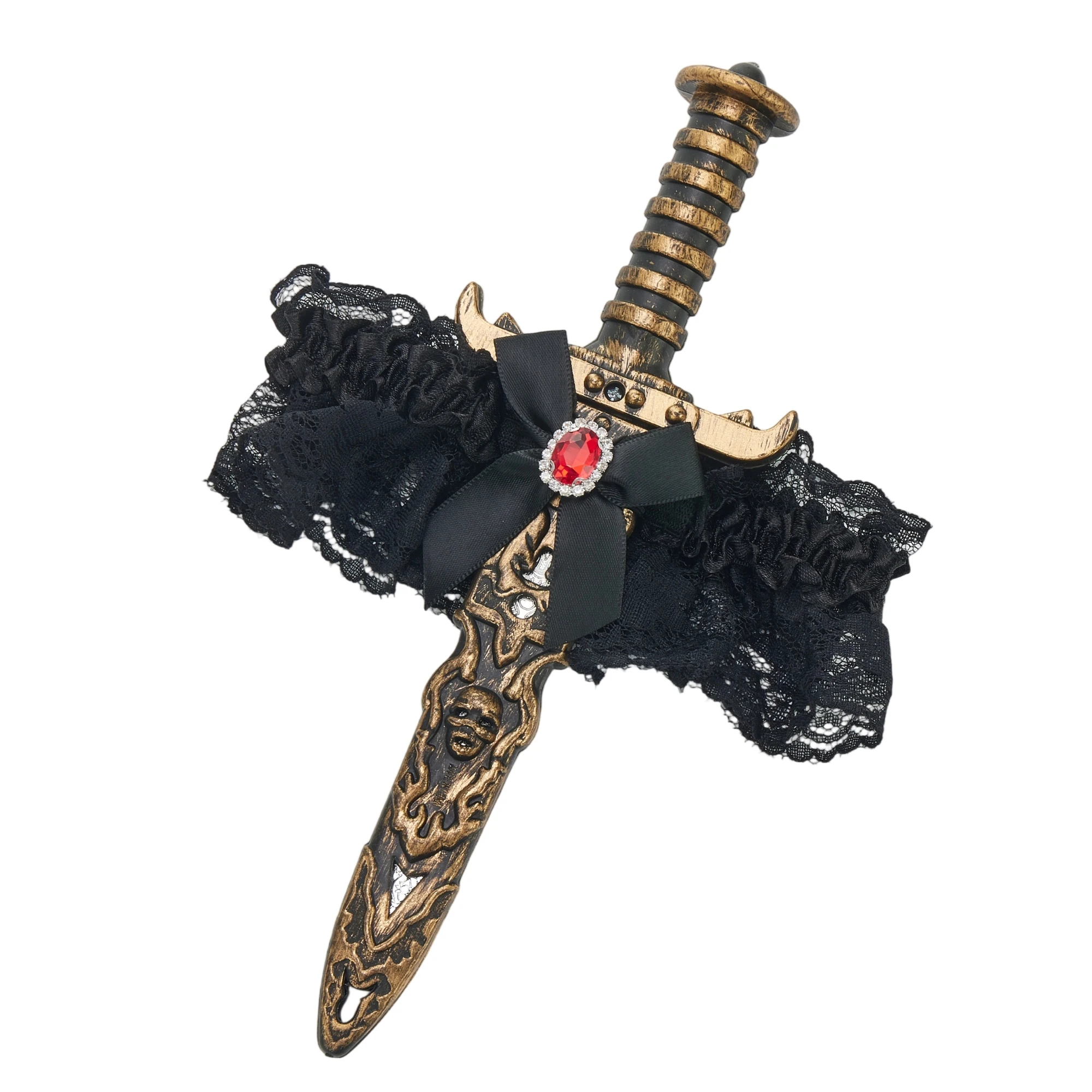 

Black Lace Choker Necklace with Gothic Cross Pendant for Women Vintage Victorian Style Fashion Jewelry Accessory