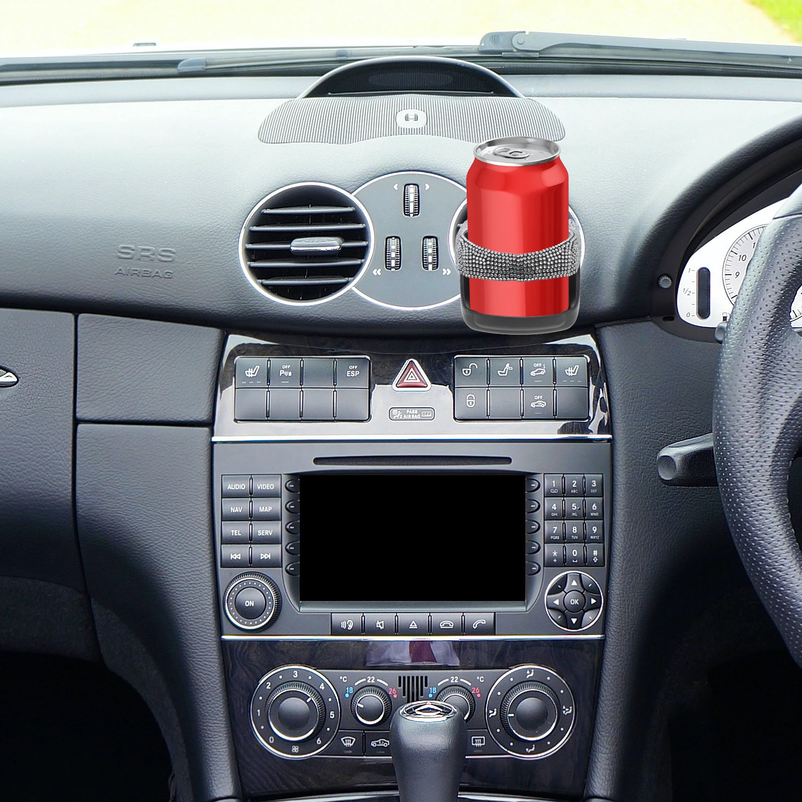 

Car Water Cup Air Vent Mount Holder Air Vent Drink Bling Accessories Plastic Auto Beverage Rack Holder for Car Bottle
