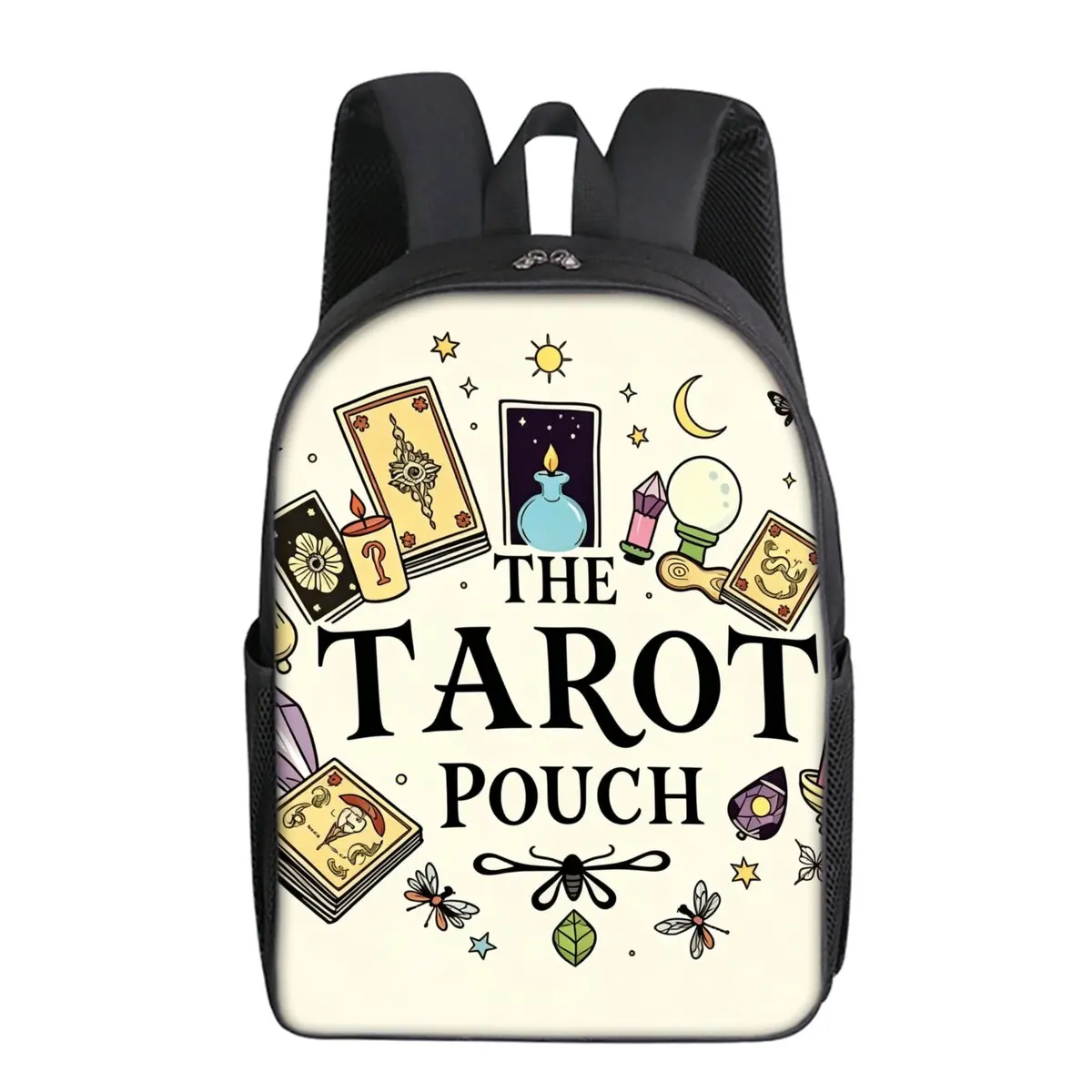 Tarot Cards Print Single Layer Backpack Simple Style for Boys/Girls Children Best Gifts 2D Flat Cartoon School Bags