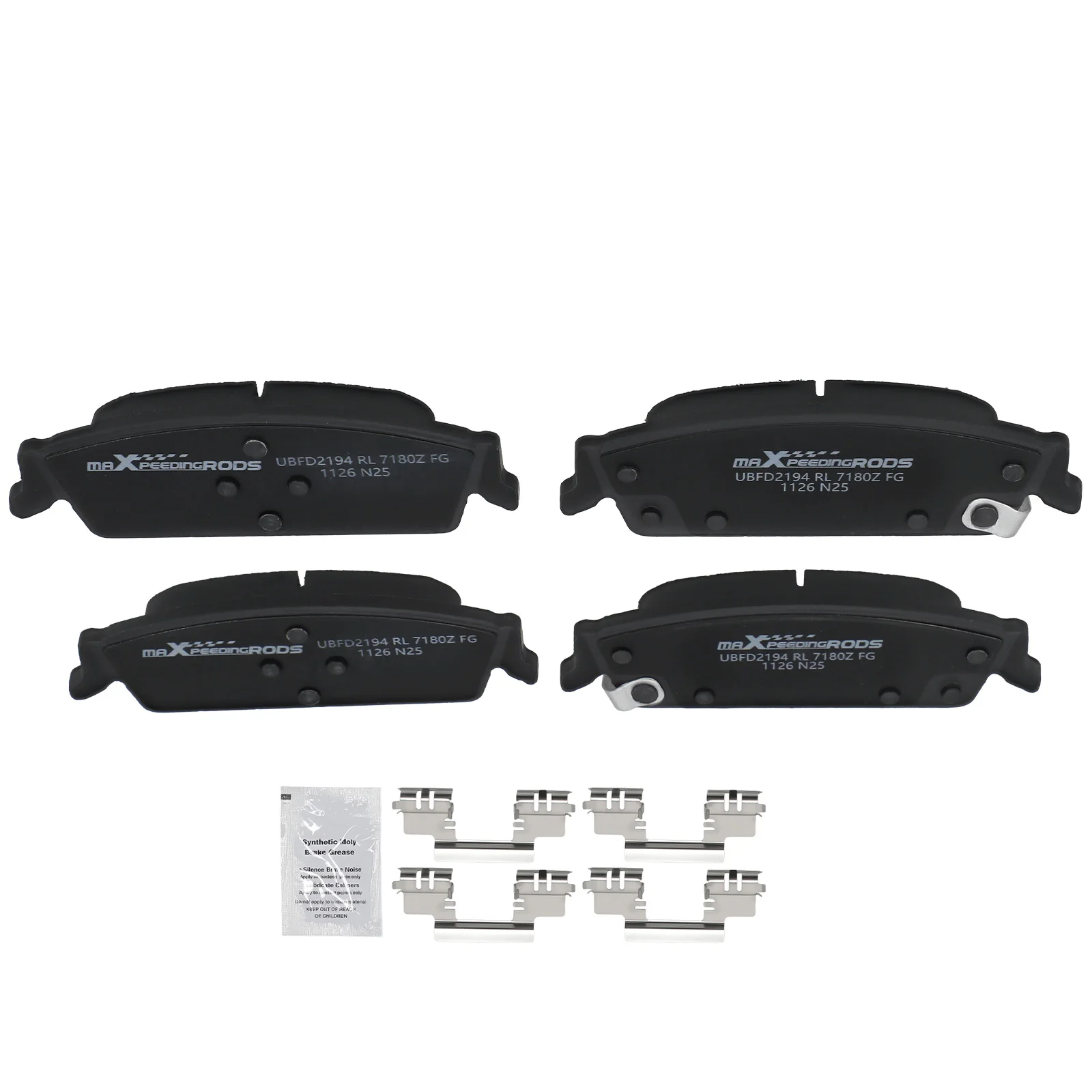 

Rear L&R Ceramic Brake Pads Kit for GMC Sierra 1500/Yukon/Yukon XL 2015-2020