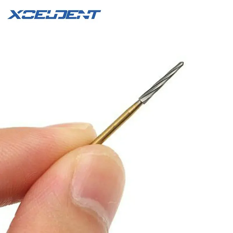 10Pcs Dental Endodontic Polishing Bur Drills Tungsten Carbide FG Endo-Z 21mm/25mm/28mm